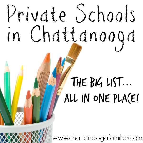 Looking for a private school in Chattanooga, TN? This giant list has all the private schools--faith-based, Montessori, and just challenging academic schools in the Chattanooga, Tennessee area.